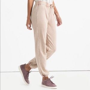 Lucky brand distressed pink joggers